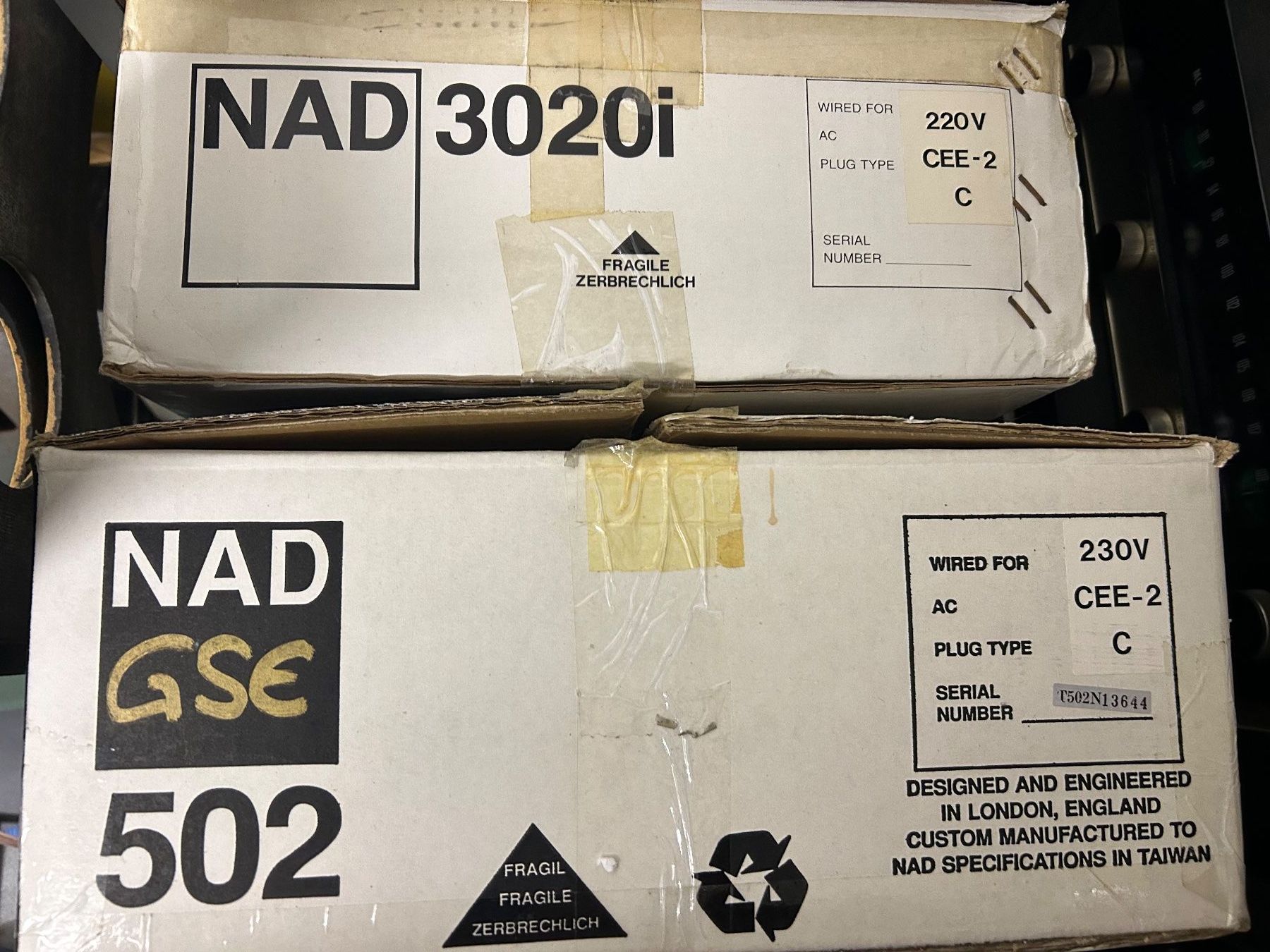 Nad Amplificatori: NAD 3020i & NAD CD502 Collectors Items – Usato da Baar venduto da AAT5 9