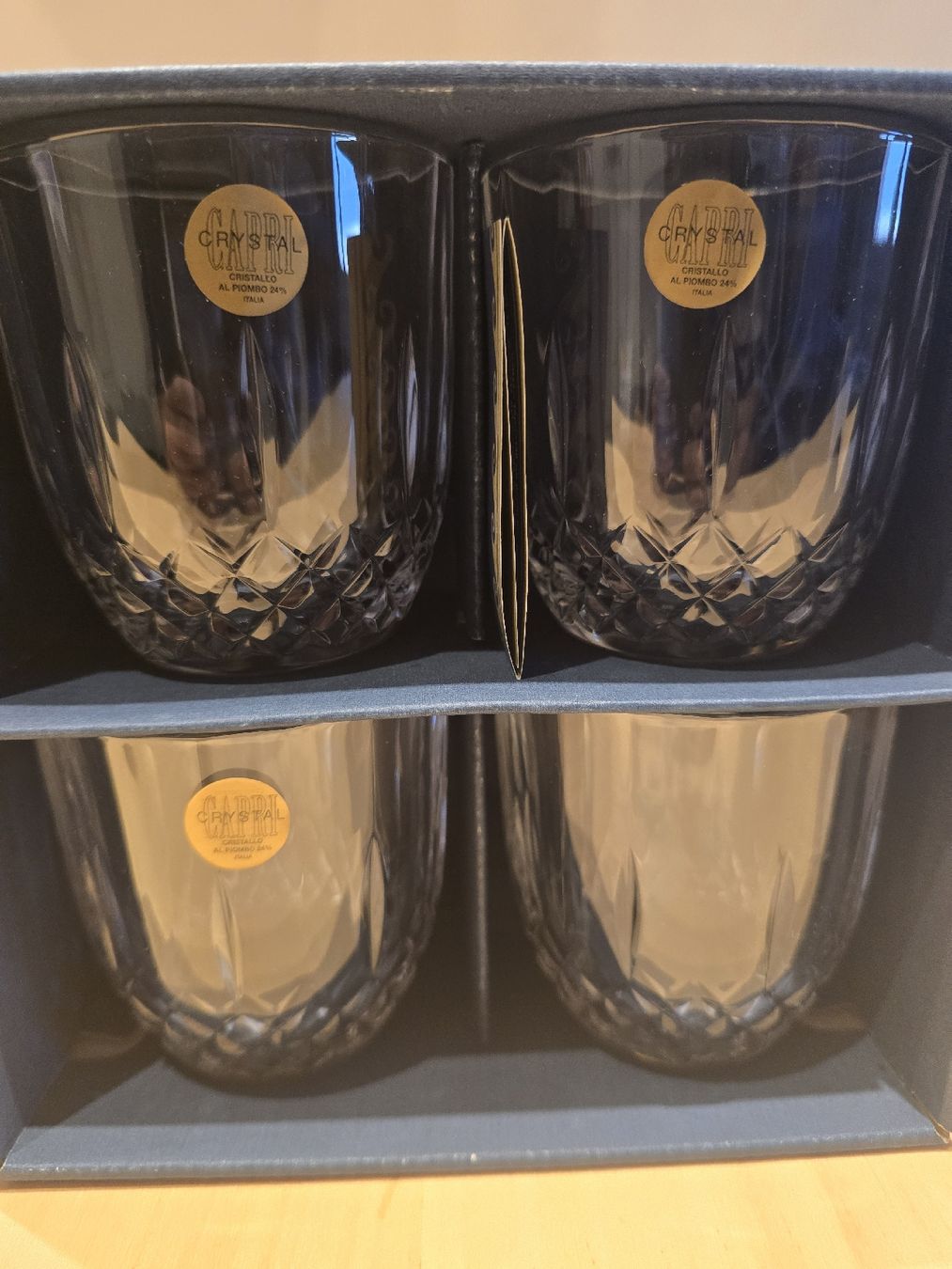 Bicchieri: Cristal Concerto: 4 verres à whisky – Nuovo e nell'imballaggio originale da Bossonnens venduto da zla_cg8d 3