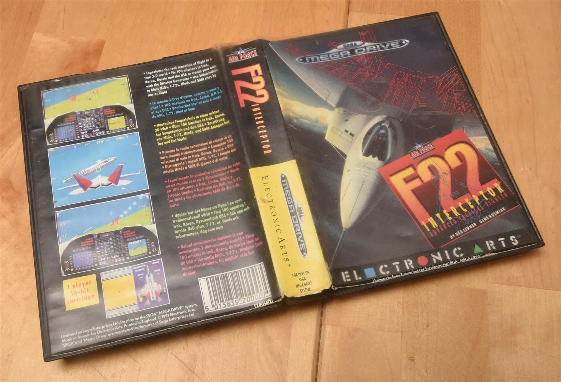 Giochi: F22 Interceptor (CIB) Mega Drive – Usato da Frenkendorf venduto da gelbeZinnie