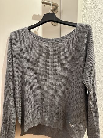 Hollister - Strickpulli - M - grau