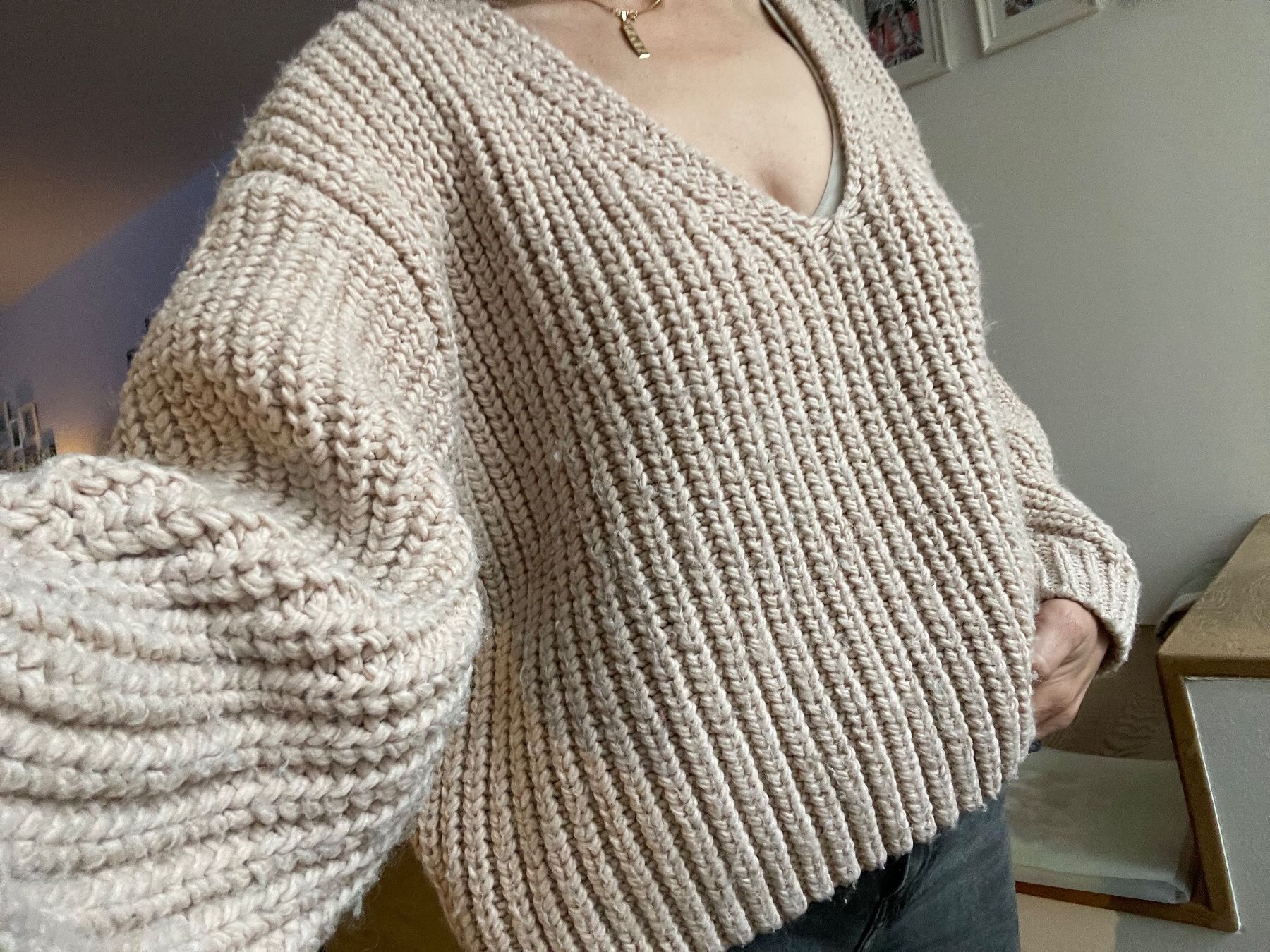 Maglioni & Felpe: kuschliger winterpullover in schönem altrosa gr s - m – Usato da Rotkreuz venduto da 4evermine 1