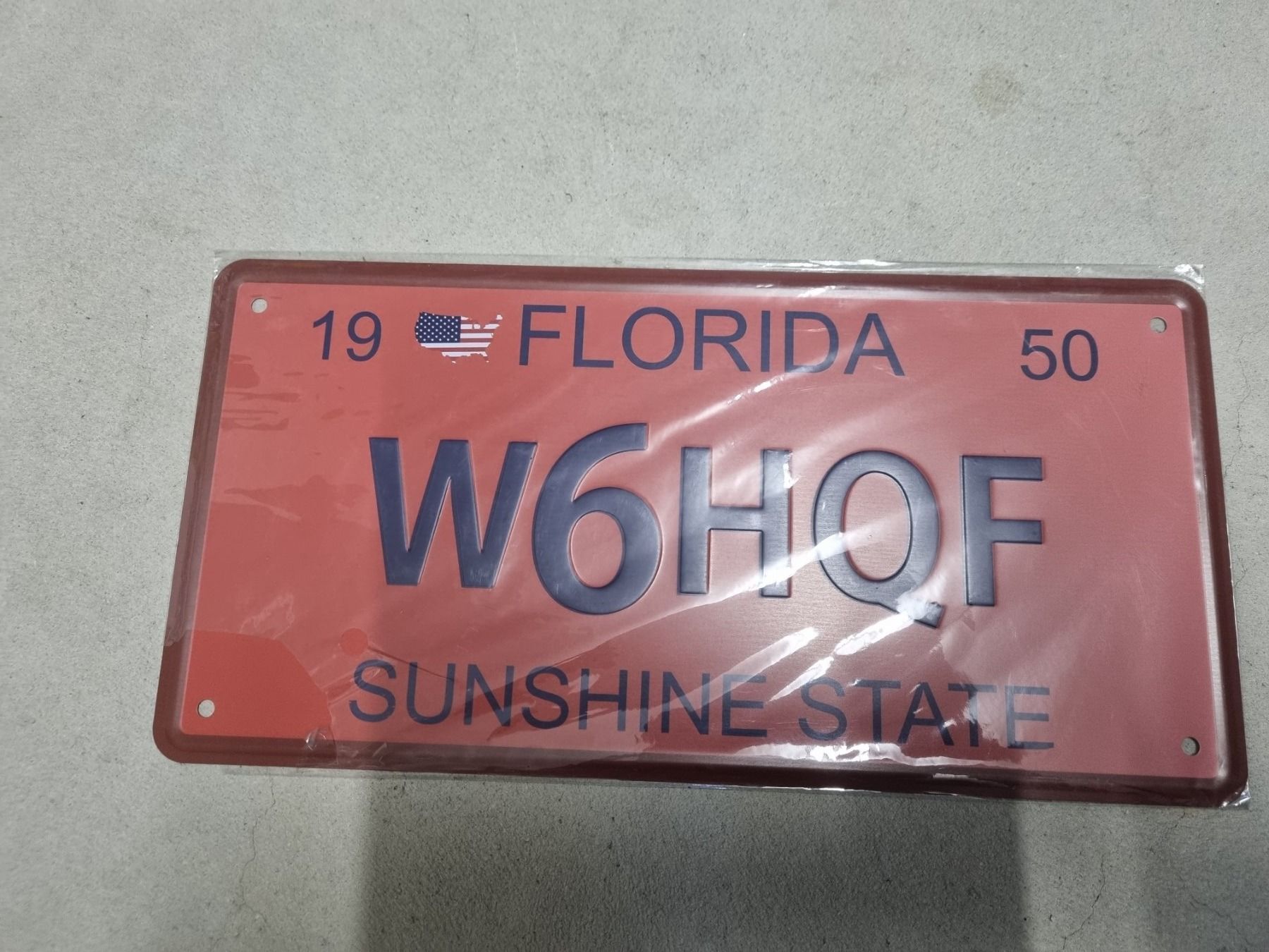 Insegne: Nummernschild USA – Nuovo e nell'imballaggio originale da Arni BE venduto da bomba15