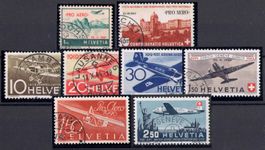 1941-1947, F35-42**, 8 Werte gestempelt (14041)