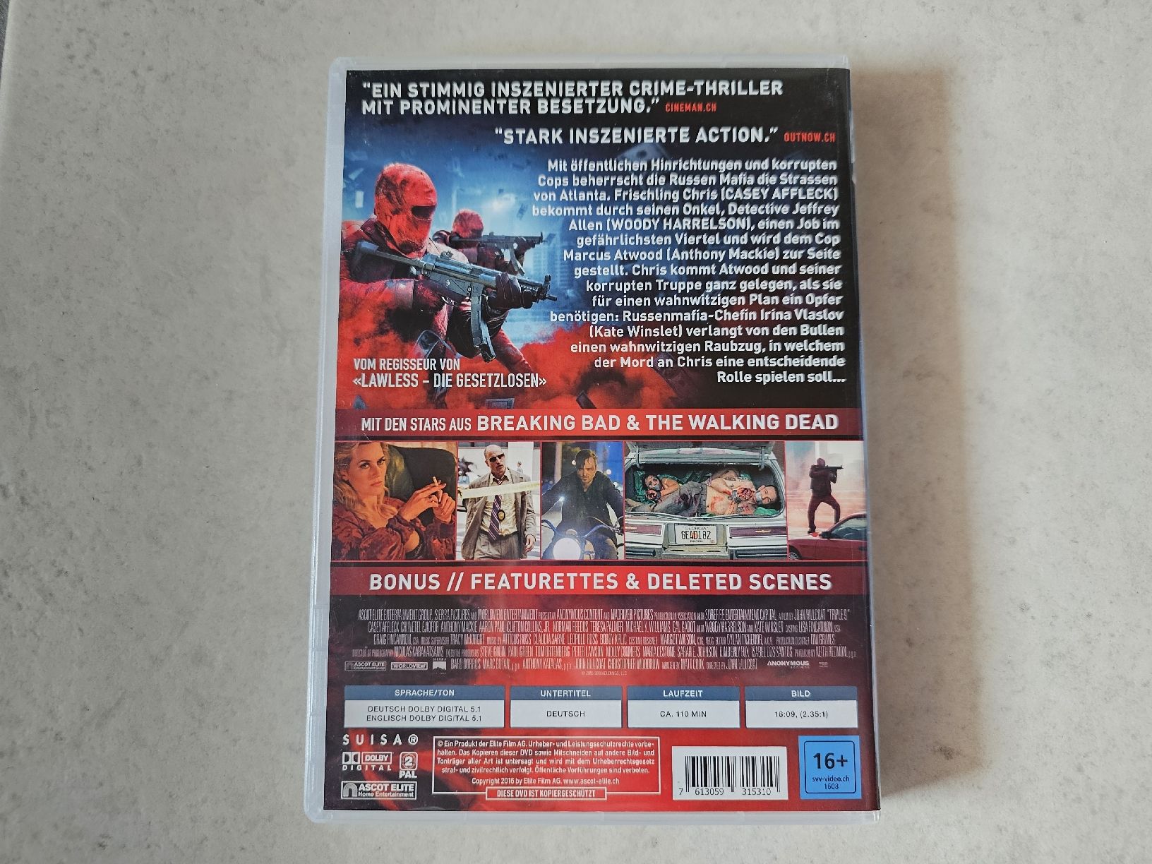 Tutti i DVDs: Triple 9 – Usato da Schneisingen venduto da backstore24 1