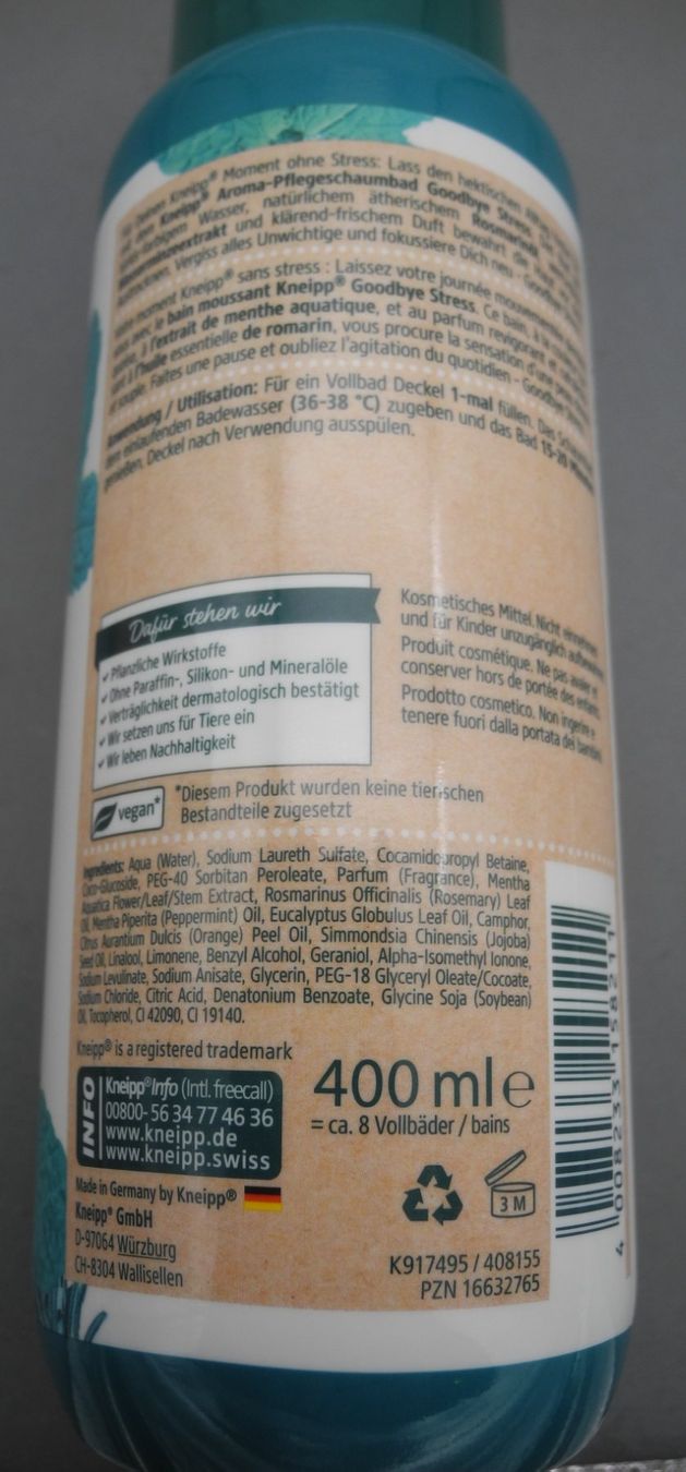 Altro per la cura del corpo: 2 Kneipp Aroma-Pflegeschaumbad, Nr. 51a – Nuovo (secondo la descrizione) da Kottwil venduto da Crazyrolf 2