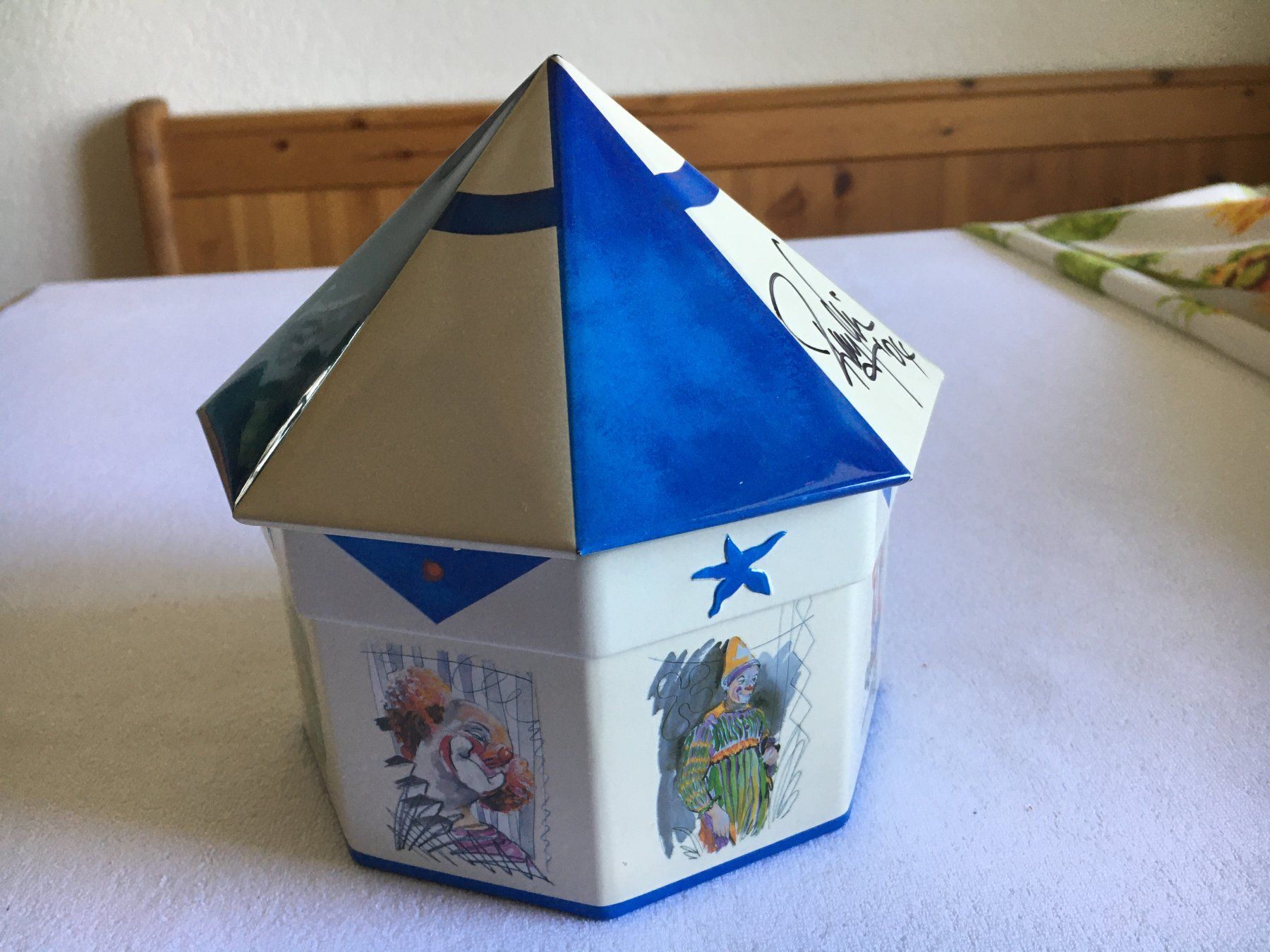 Barattoli: Guetzli Blech Dose Zirkus  Rolf Knie – Usato da Schindellegi venduto da Etzelkulm 2