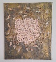 Blüten in Gold – handgemaltes Unikat