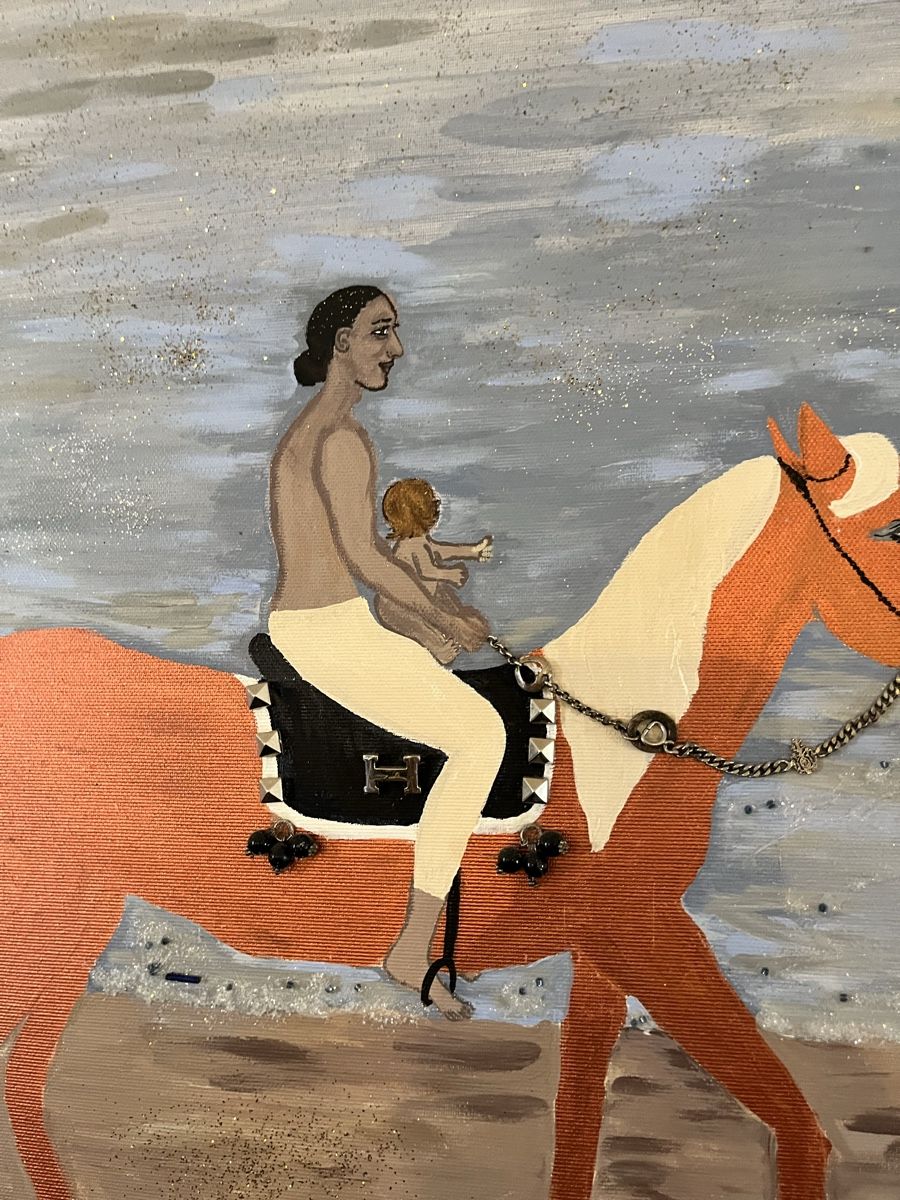 Foto & Immagini: Gemälde Bild painting Horse Pferd – Usato da Oberengstringen venduto da Baby_Fashion 7