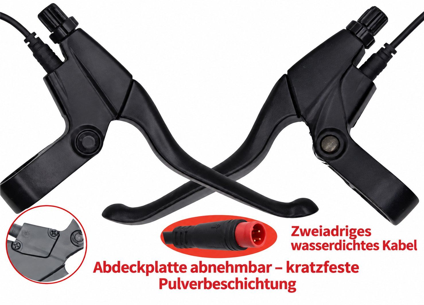 Pezzi di ricambio: ebike U4 Links Bremshebel  mit 2-Pin-Stecker – Nuovo e nell'imballaggio originale da Hergiswil NW venduto da kit_rkj9 1