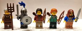 Lego Castle Bricklink Minifiguren aus 910001 - Neu