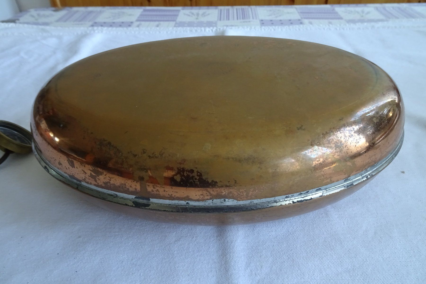 Contenitori & Simili: antiker Kupfer Topf oval mit Schraubdeckel – Usato da Strengelbach venduto da schmetterling20 2