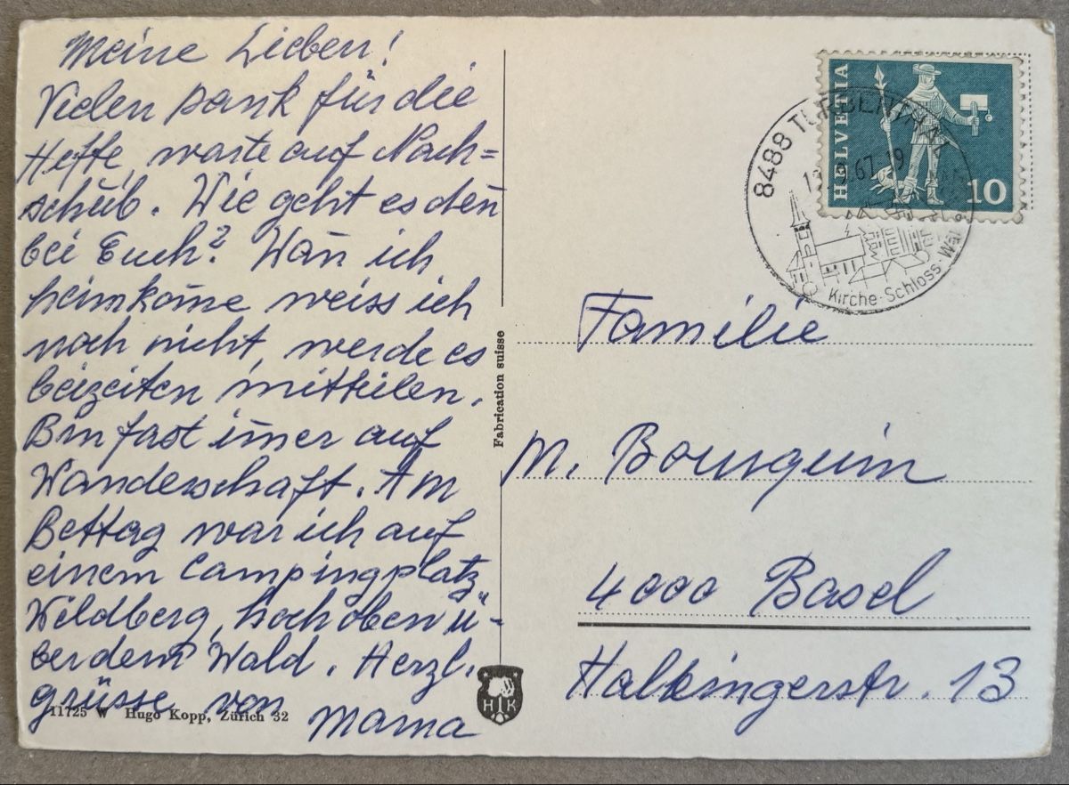 Cartoline postali: Flugaufnahme Turbenthal – Usato da Luzern venduto da Balbel 1