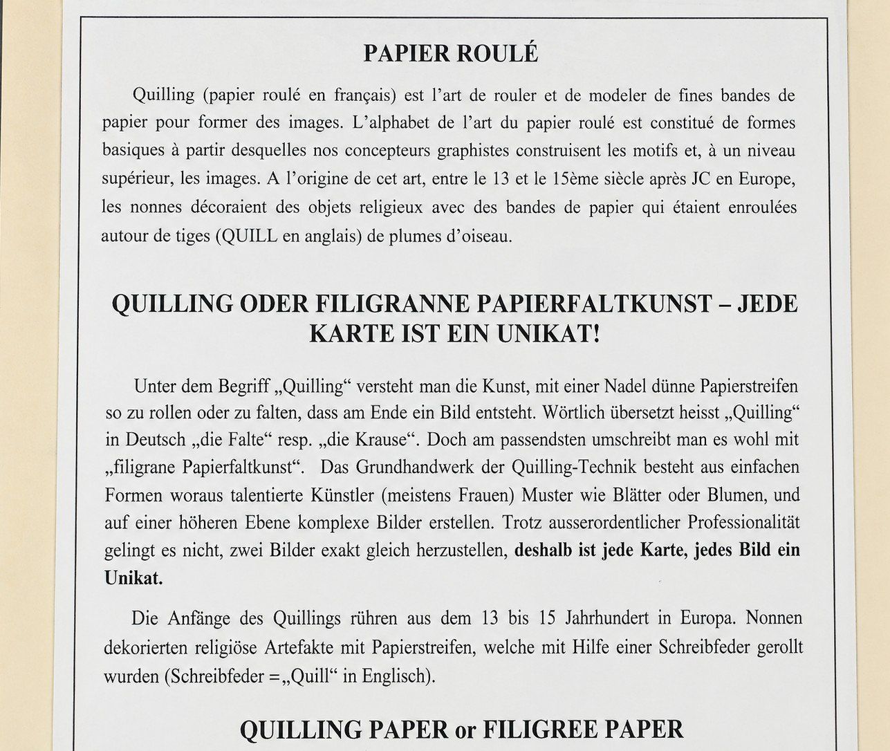 Cartoline: 4 Stk. Trauerkarten, Nr. 65a – Nuovo e nell'imballaggio originale da Kottwil venduto da Crazyrolf 4