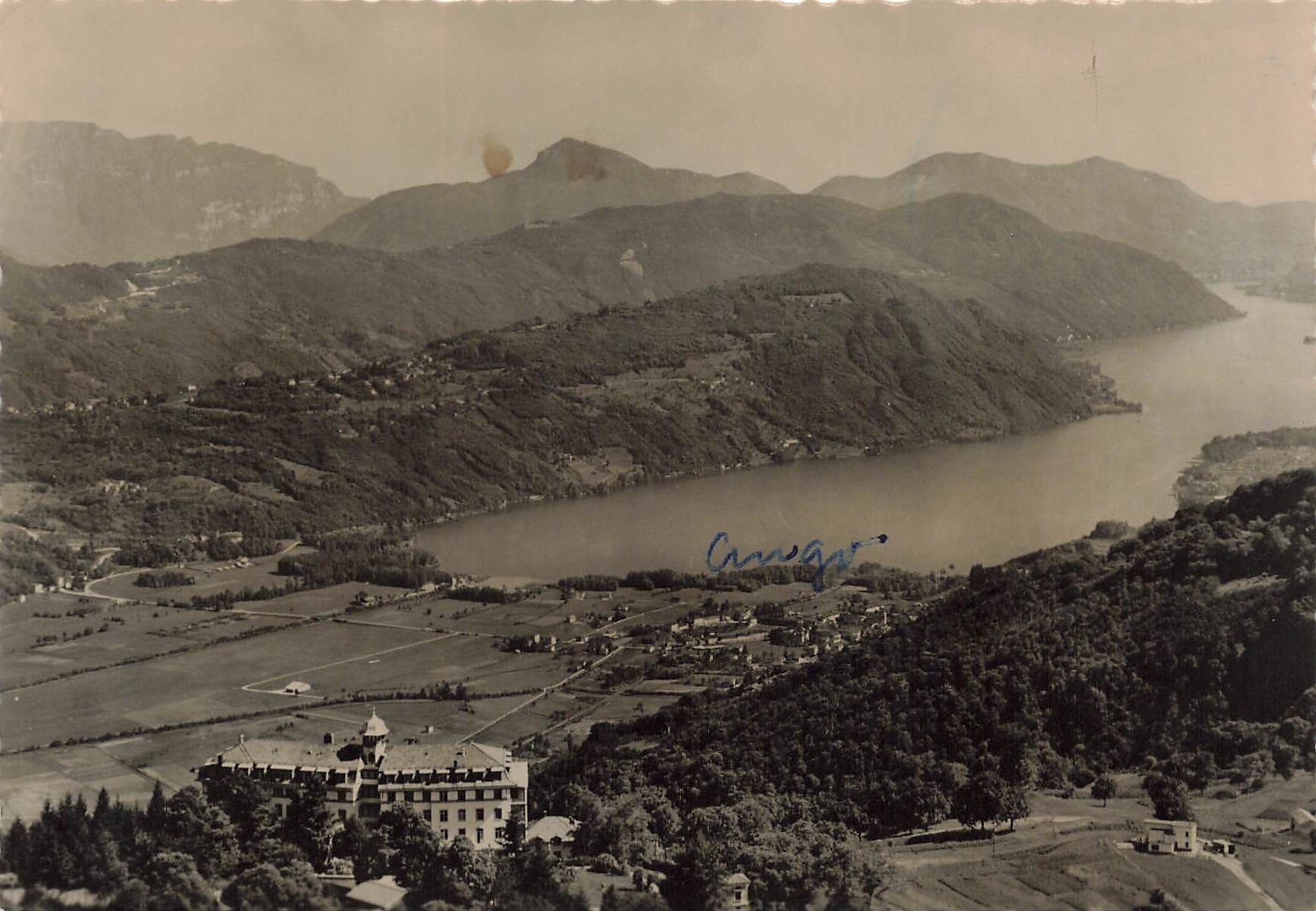 Cartoline postali: Cademario Lugano – Usato da Biasca venduto da Blenio71