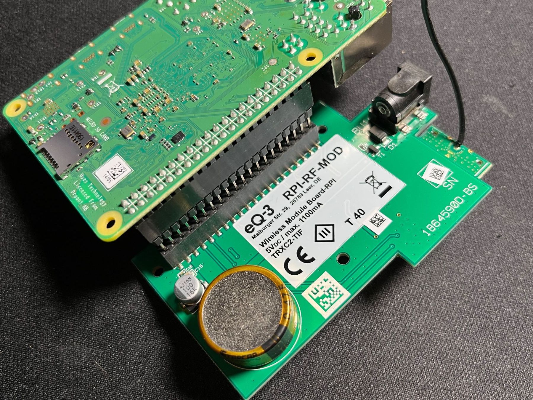 Homematic Elektronikbauteile: Homematic TRXC2-TIF inkl. Raspberry Pi 4 Model B – Gebraucht aus Mönchaltorf von Sonneric 2