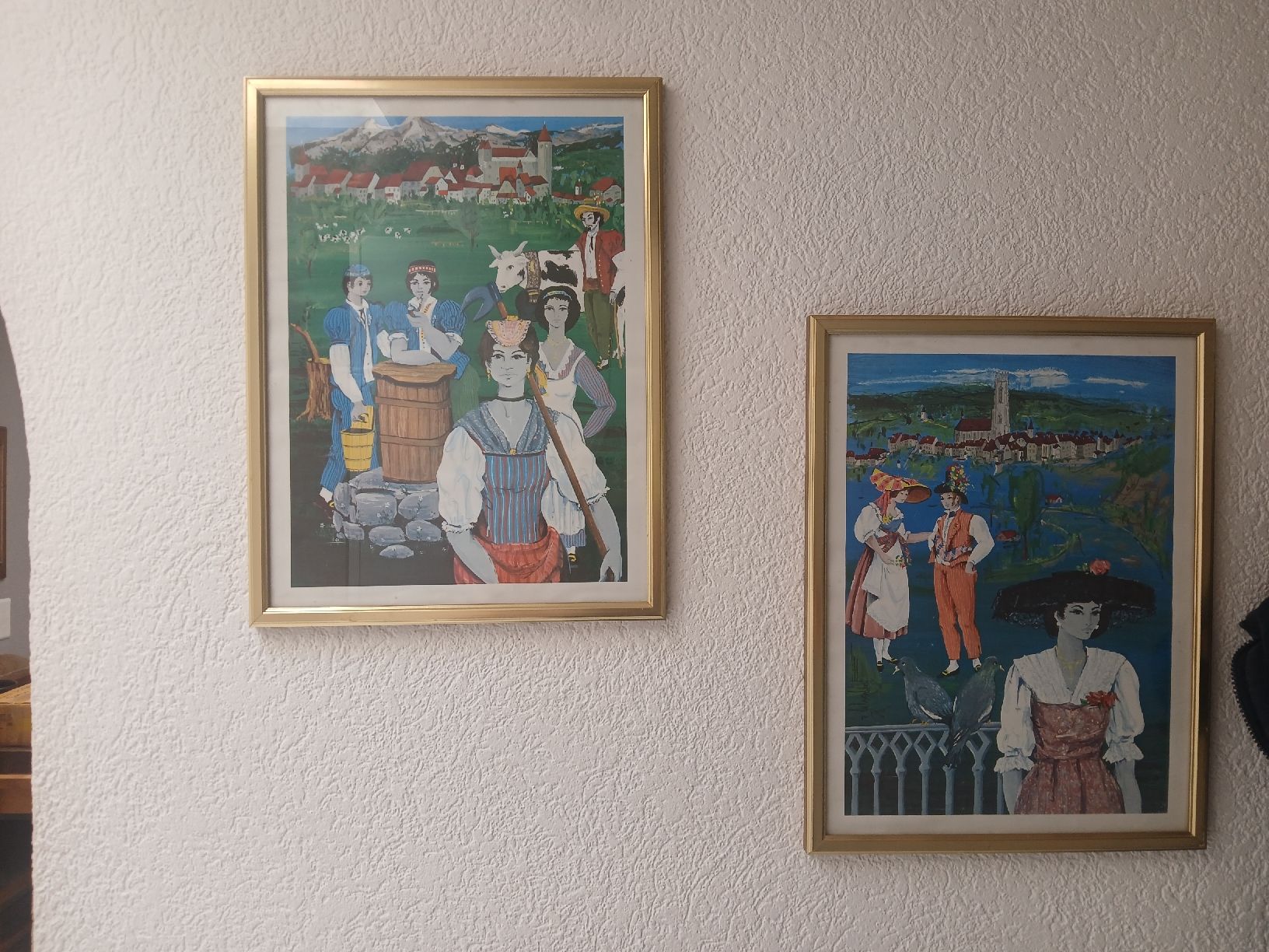 Grafiken & Lithographien: 2 lithographies de Roger Bohnenblust – Gebraucht aus Corcelles-Payerne von evalyne