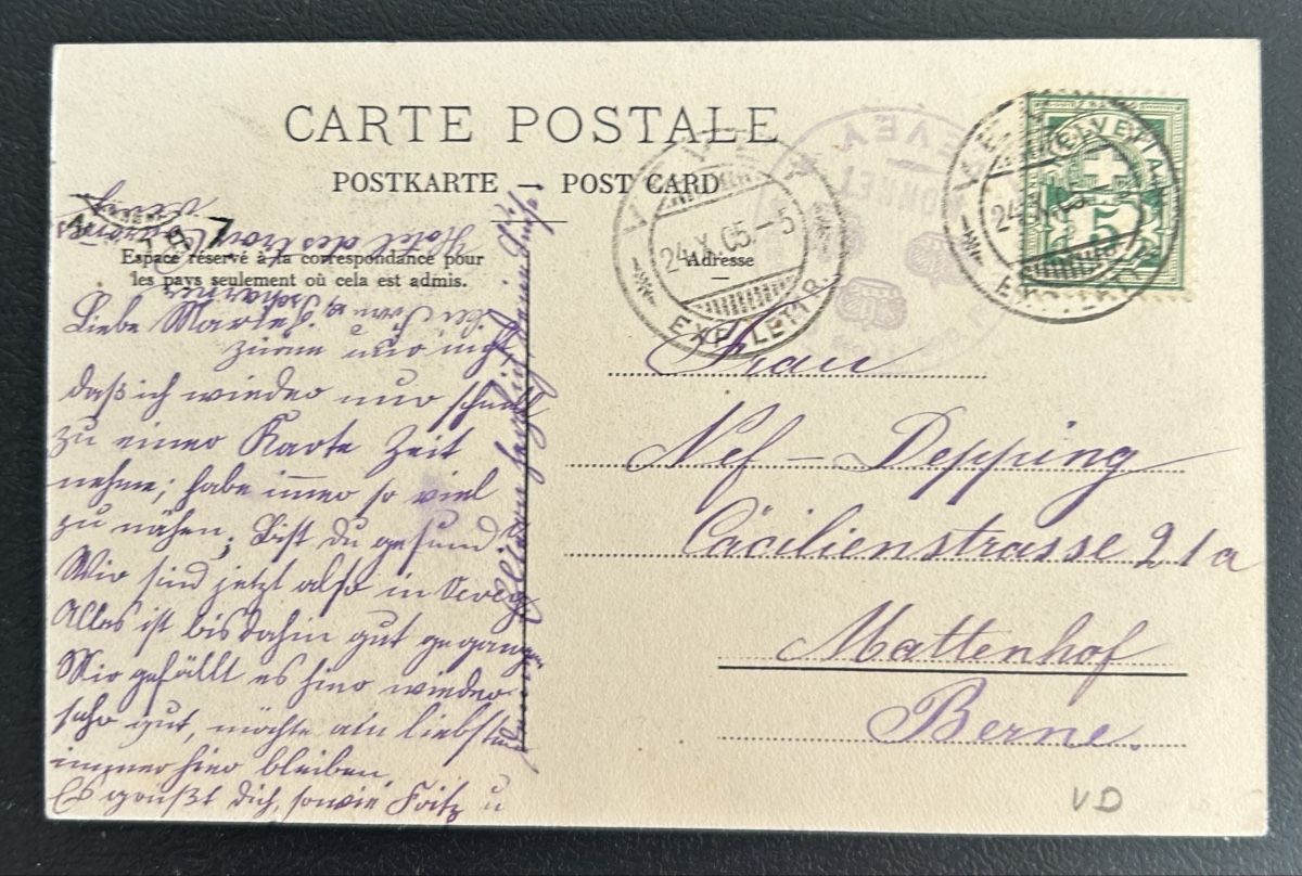 Cartoline postali: Vevey Rue du Centre  – Usato da Horw venduto da Tellbub 1
