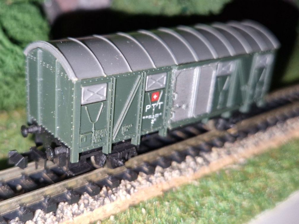 Lima Modelleisenbahnen: Lima Spur N SBB Post Güterwagen "PTT" in OVP – Gebraucht aus Unterengstringen von b.kaiser81 2