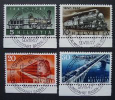1947, Serie Nr. 277-280 mit Ersttag Vollstempel, Kat: 150.-