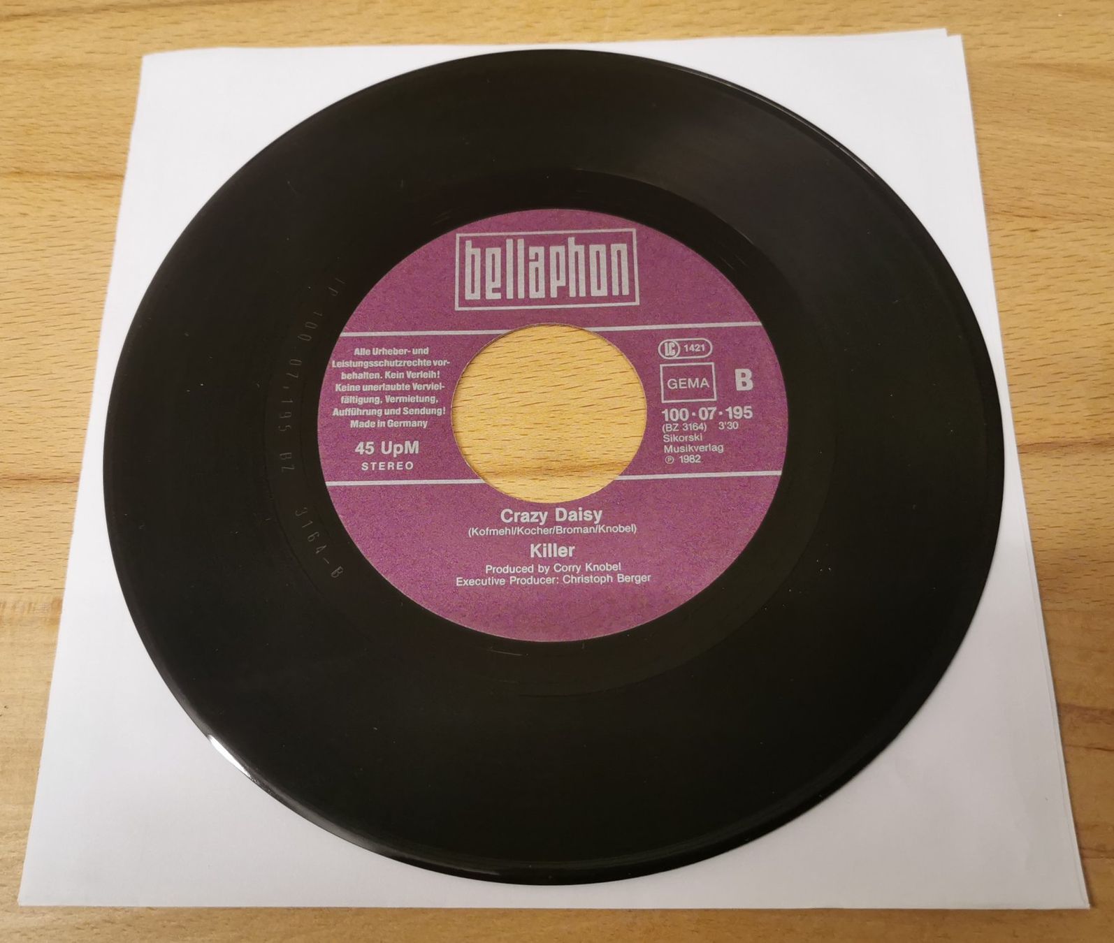 Schallplatten: KILLER: Midnight highway rider 7" Single – Gebraucht aus Münchwilen TG von Swb 3