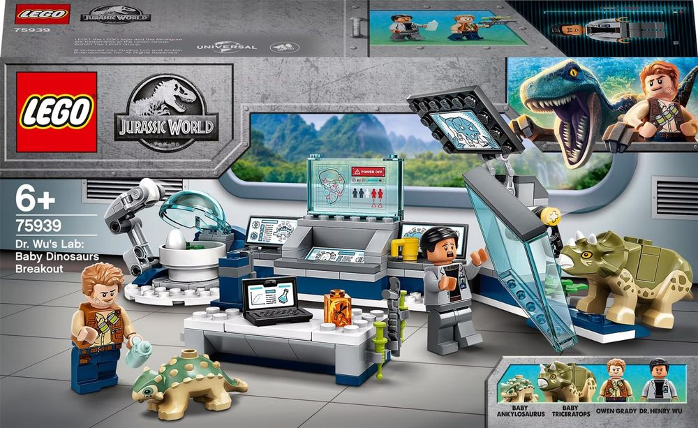 Lego Jurassic World 75939 - Dr. Wus Labor: Ausbruch der Dino (Gebraucht ...