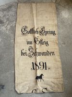 Antiker Getreidesack Kornsack Im Gsteig Schwanden 1891