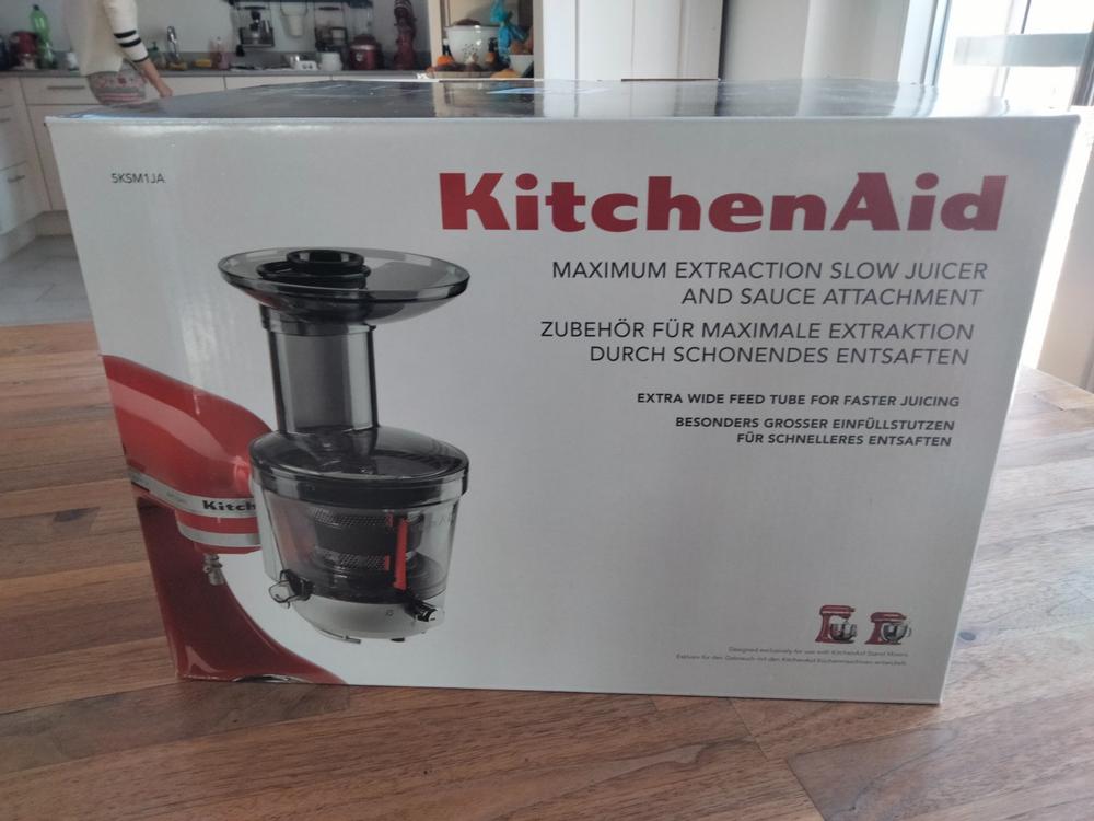 KitchenAid Maximum Extraction Slow Juicer And Sauce Attachment ( 5KSM1JA )