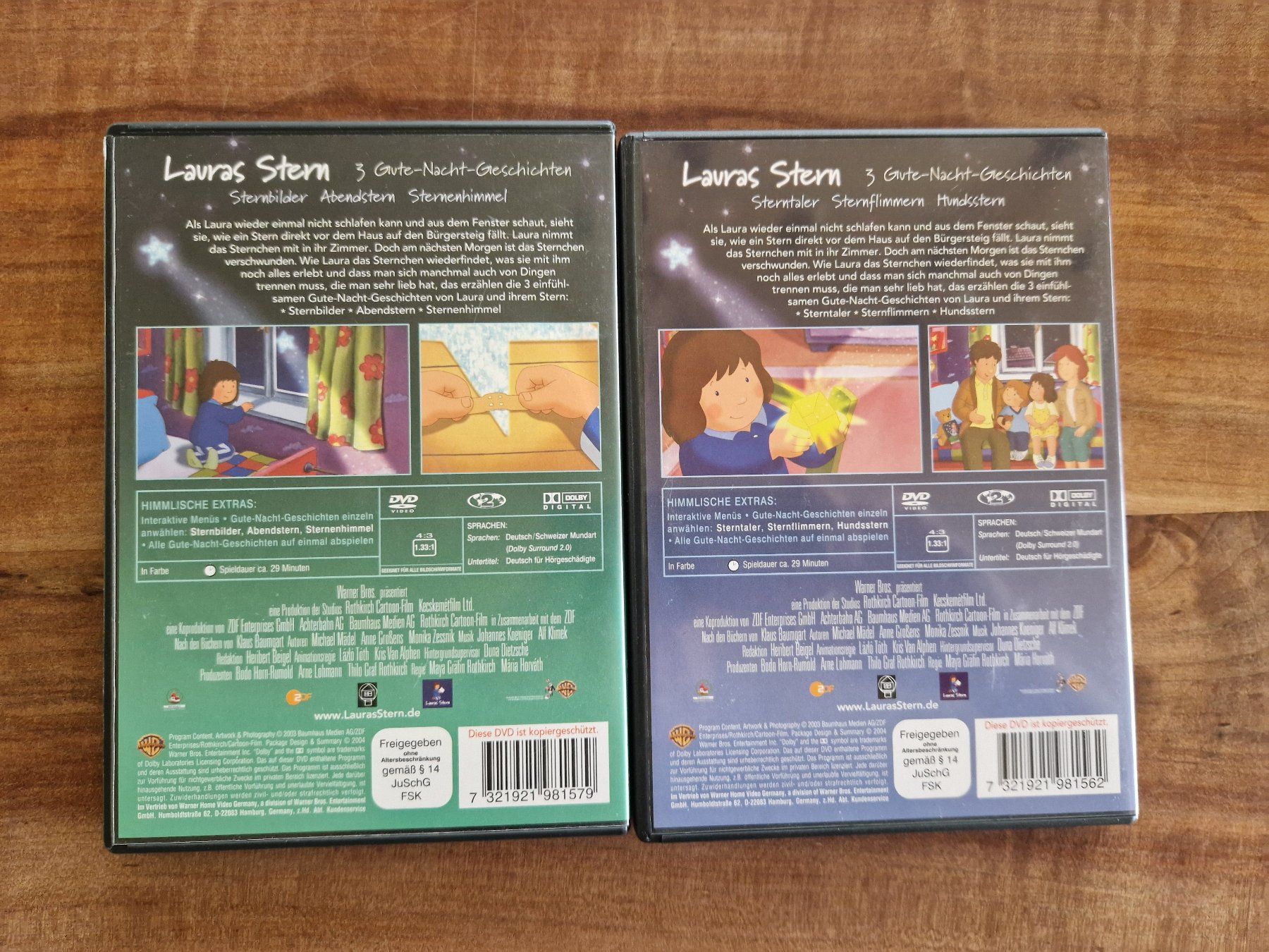 Tutti i DVDs: 2 DVDs Lauras Stern – Usato da Giswil venduto da monimaus08 1