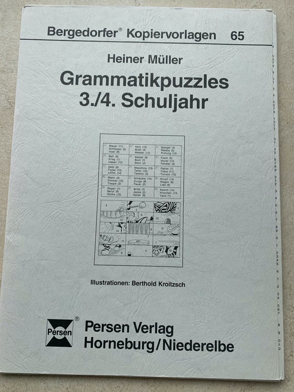 Libri: GRAMMATIKPUZZLES 3./4. SCHULJAHR – Usato da Brugg AG venduto da olamim