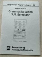 GRAMMATIKPUZZLES 3./4. SCHULJAHR