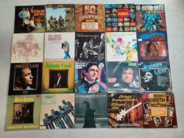 54 alte Vinyl Langspielplatten Rock Pop aus privater Sammlng