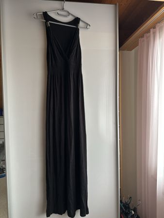 Lascana Sommer Maxikleid schwarz Grösse 36
