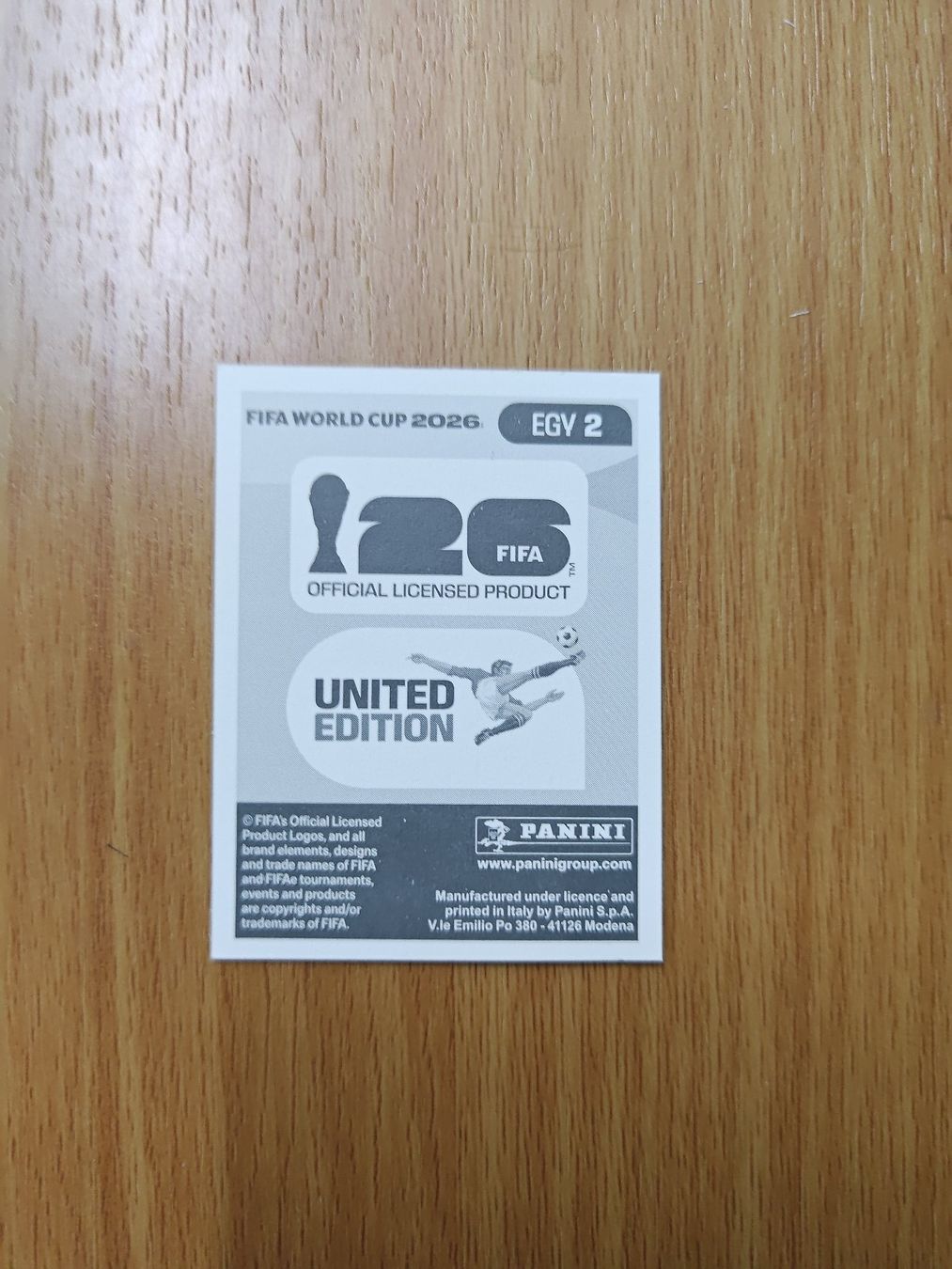 Panini Carte collezionabili: Panini WM 2026 Sticker - EGY 2 – Usato da Hochdorf venduto da all_u_want 1