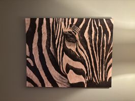 Acrylbild Zebra Leinwand Original XXL