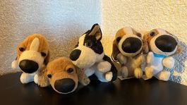 Lot 5 peluches chien McDonald's vintage/5 Vintage McDo Hunde