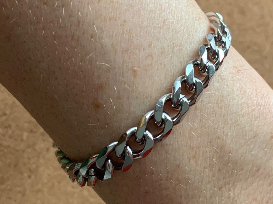 Bracciali & Braccialetti: Armband Panzerkette (6mm) – Usato da Dittingen venduto da Bellevista