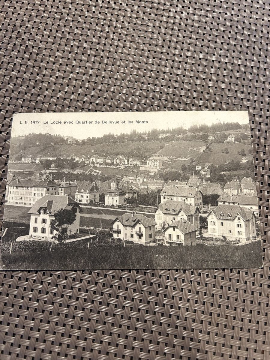 Cartoline postali: Carte Postale Ancienne - Le Locle avec Quartier Bellevue – Usato da St-Cierges venduto da Crisi53