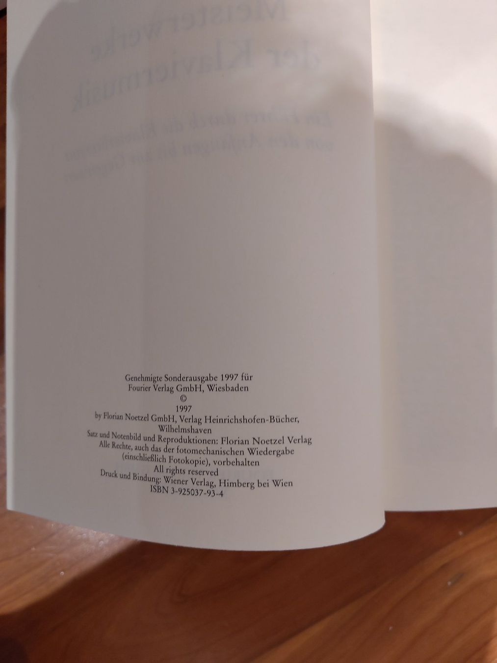 Libri: Buch Meisterwerke der Klaviermusik – Usato da Uerikon venduto da Rudel99 1