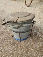 PATENT OCHSNER  Kehrichtkessel 15 Liter mit Gestell u. Kette