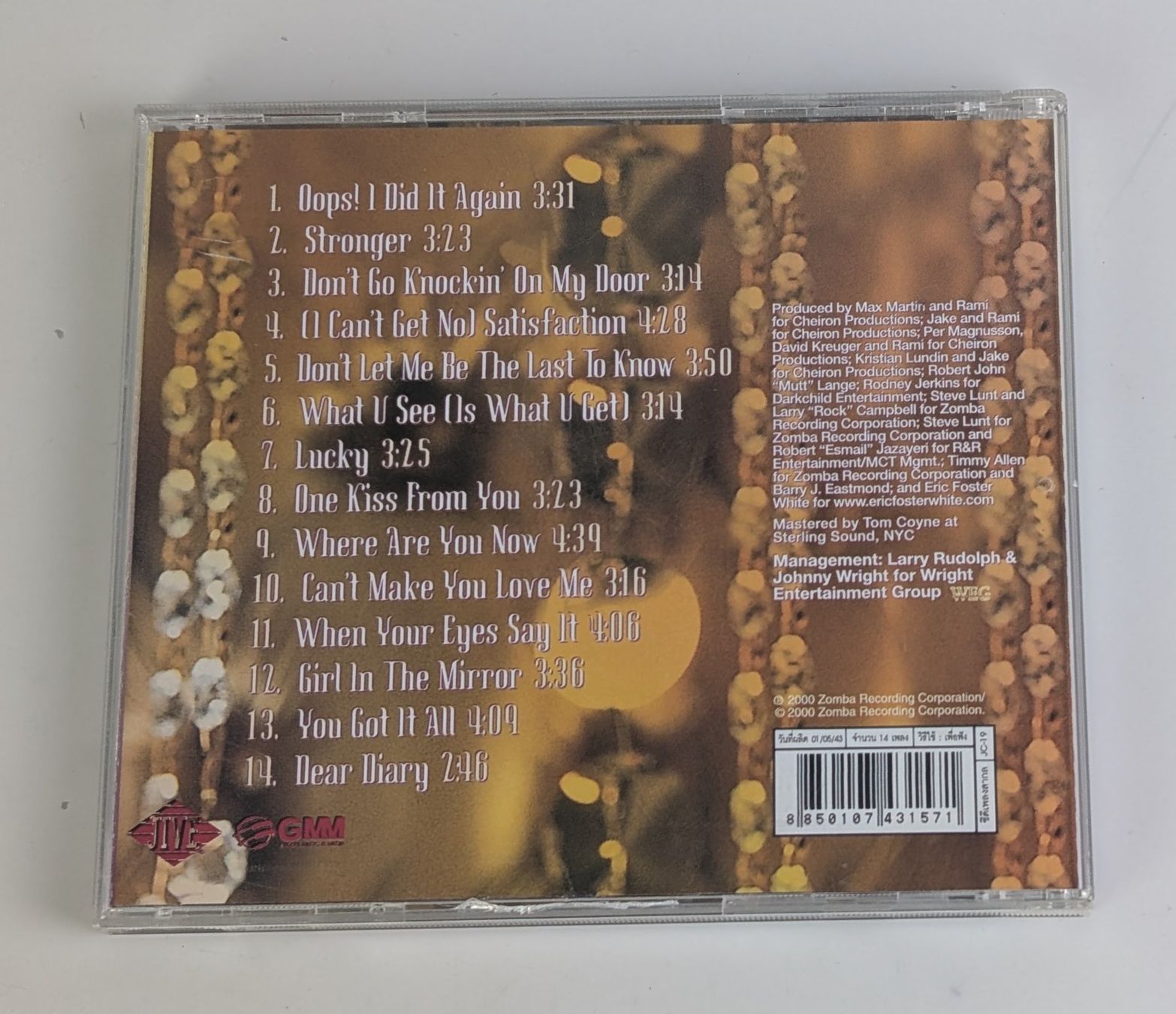 CD: Britney Spears - Oops!... I Did It Again - Top – Usato da Zürich venduto da 1.Simon 1