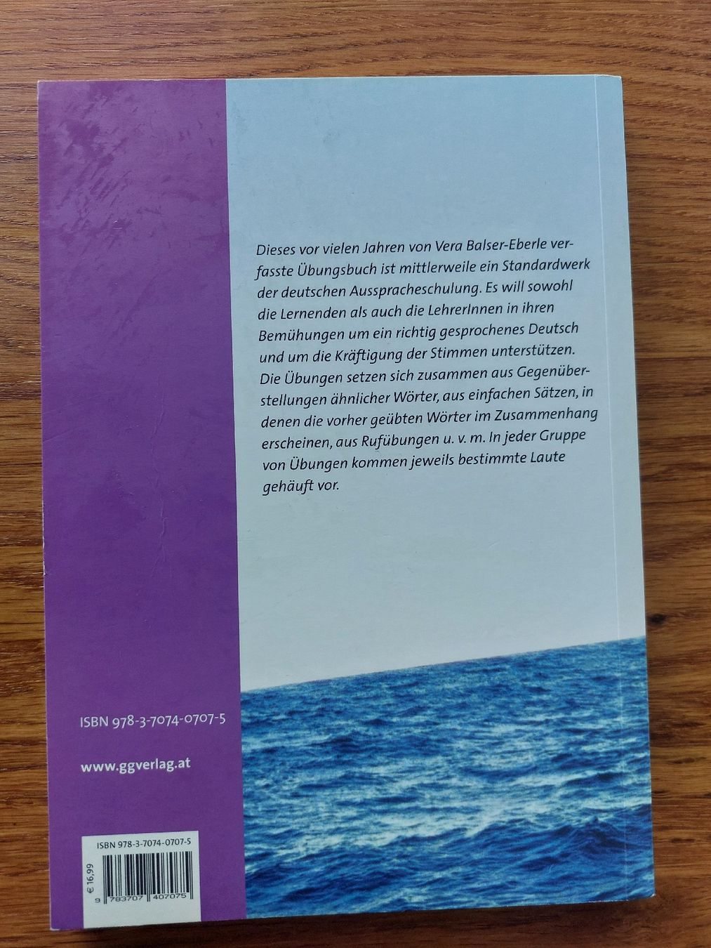 Libri: Sprechtechnisches Übungsbuch von Vera Balser-Eberle – Nuovo (secondo la descrizione) da Rosshäusern venduto da ter_z9gp 1
