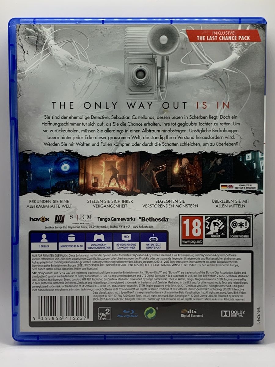 Sony Spiele: The Evil Within 2 - PS4 – Gebraucht aus Ostermundigen von RG-Collector 1