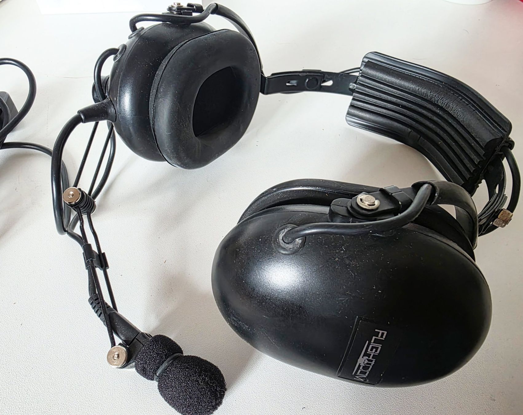 Kopfhörer: Flightcom Pilotenheadset mit PJ-Stecker guter Zustand – Gebraucht aus Feldis/Veulden von hoppelhaas 2