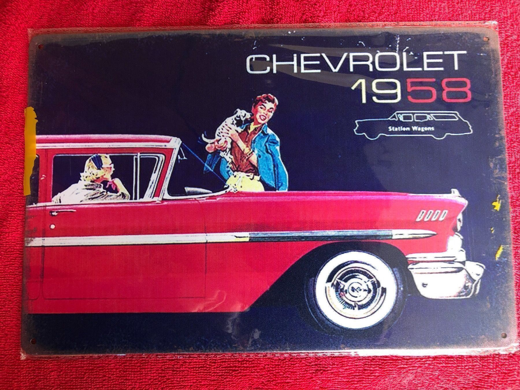 Schilder: Chevrolet gm Oldtimer classic 1958 – Neu (gemäss Beschreibung) aus Reinach AG von rares75