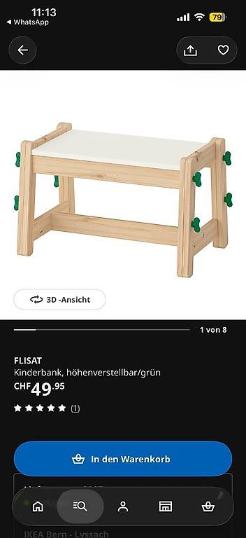 Tische: IKEA FLISAT Kindertisch – Neu und originalverpackt aus Bern von ilariamaria 4