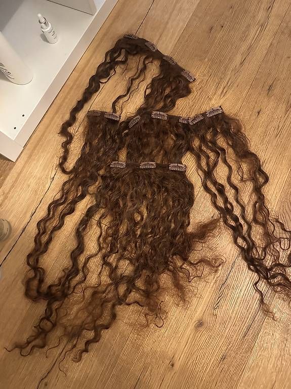 Parrucche: Curly Echthaar  Clip-in-Extensions-Set – Usato da Winkel venduto da cor_2sss 1