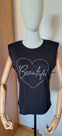 Morgan, t-shirt noir