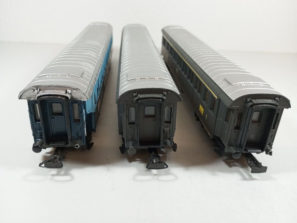 RIVAROSSI véro 6977 set B, coffret 4 voitures Gulf Mobile and Ohio ( GMO ) neuf BO