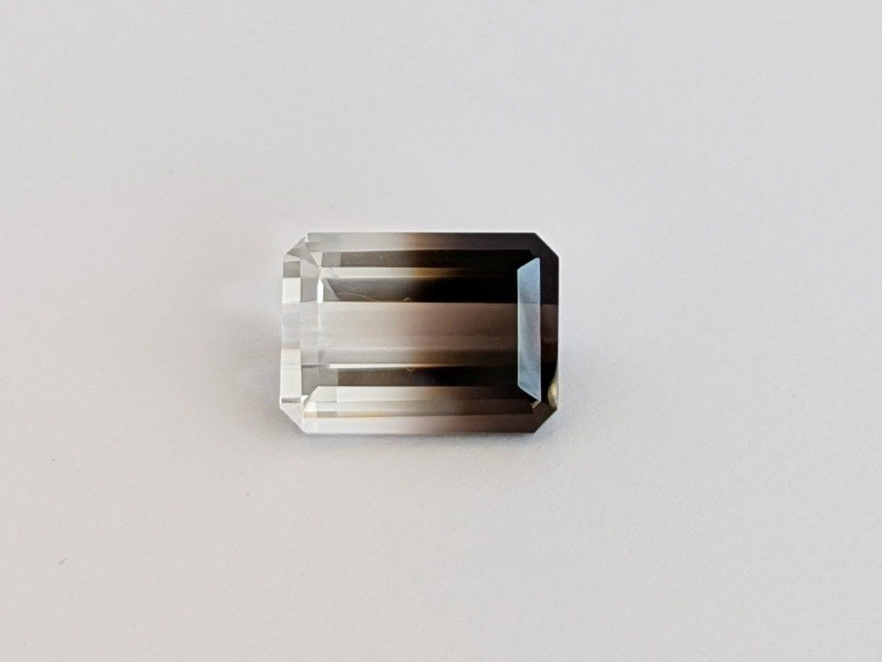 Pietre preziose: Quartz bicolor, incolore + brown Brésil – Usato da Vevey venduto da Manicky 4