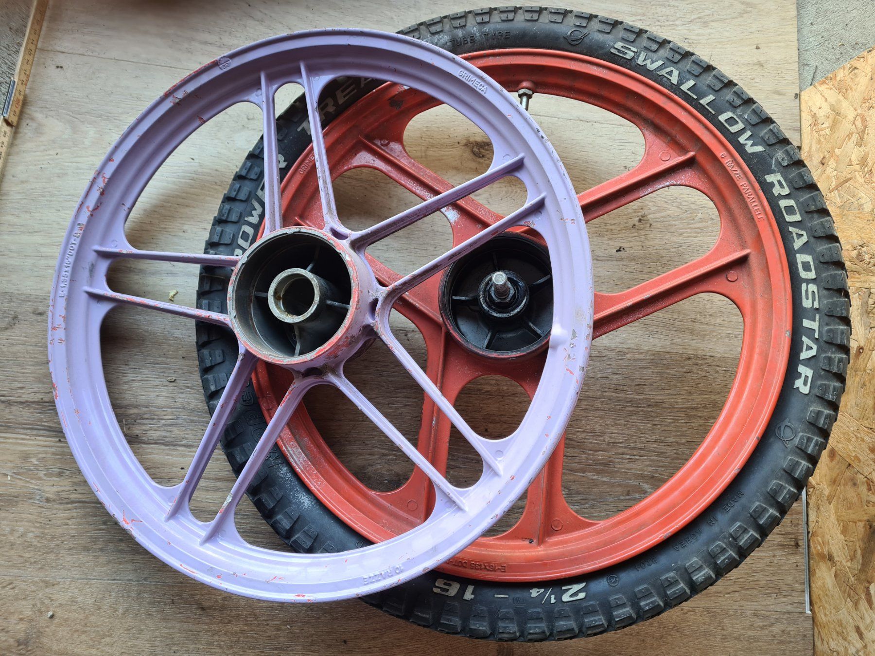 Sachs Ciclomotori: Vorder und Hinterrad 16" Grimeca Puch/Sachs – Usato da frümsen venduto da Sailem